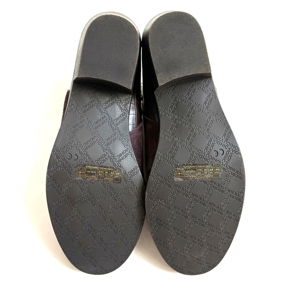 NWOT Vionic Marissa Suede Leather Side Zip Croco Embossed Chocolate Brown 8.5 - Picture 10 of 17